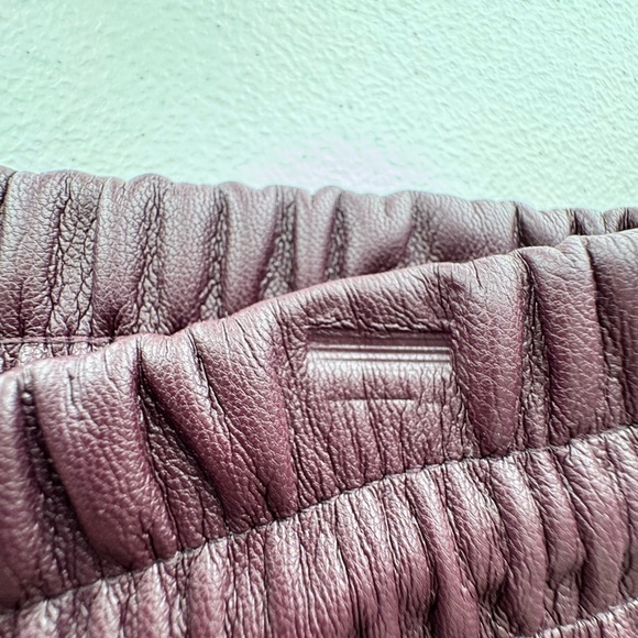 Loft Faux Leather Cropped Pull On Pants Size Petite Small - Picture 9 of 10